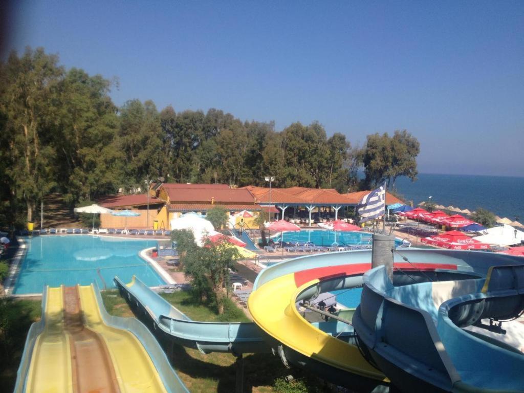 Camping Golden Sunset Alissos Bagian luar foto